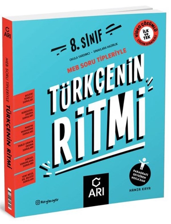 Arı Yayıncılık 8. Sınıf MEB Soru Tipleriyle LGS Türkçenin Ritmi