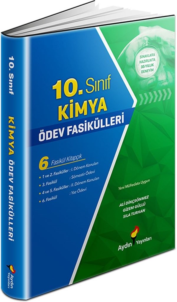 Aydın Yayınları 10. Sınıf Kimya Ödev Fasikülleri