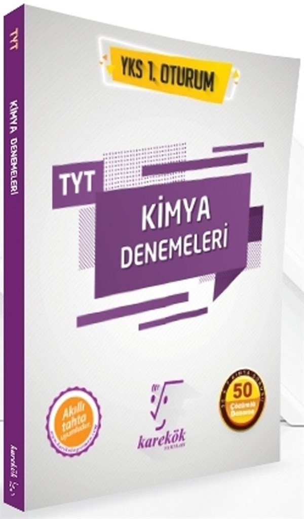 Karekök Yayınları TYT Kimya 50 Çözümlü Deneme