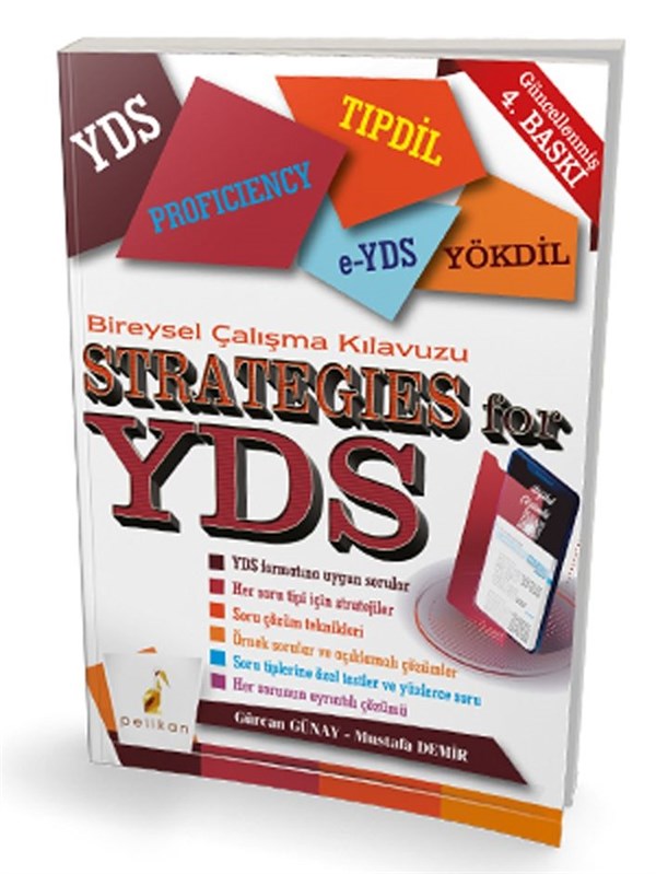 Pelikan Yayınları Strategies for YDS Bireysel Çalışma Kılavuzu