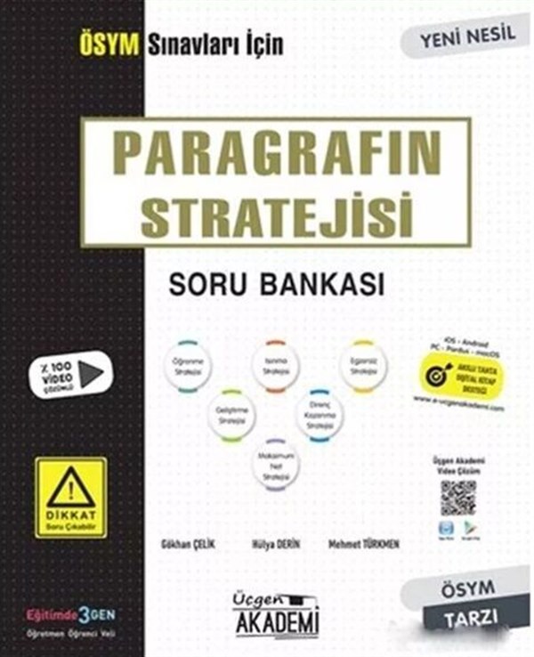 Üçgen Yayınları ÖSYM Paragrafın Stratejisi Soru Bankası