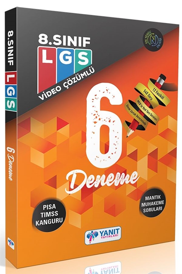 Yanıt Yayınları 8. Sınıf LGS 6 Fasikül Deneme Video Çözümlü