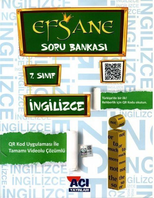 Açı Yayınları 7. Sınıf İngilizce EFSANE Soru Bankası