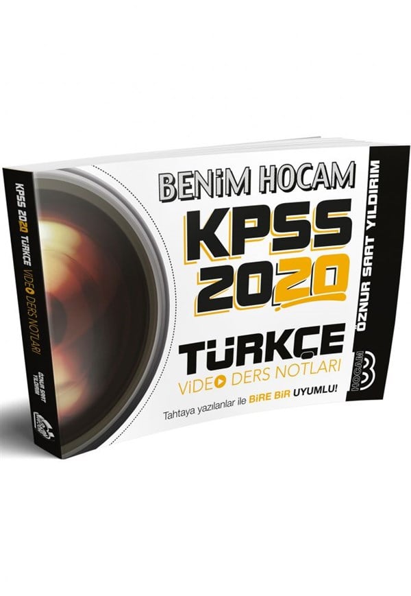Benim Hocam Yayınları 2020 KPSS Türkçe Video Ders Notları