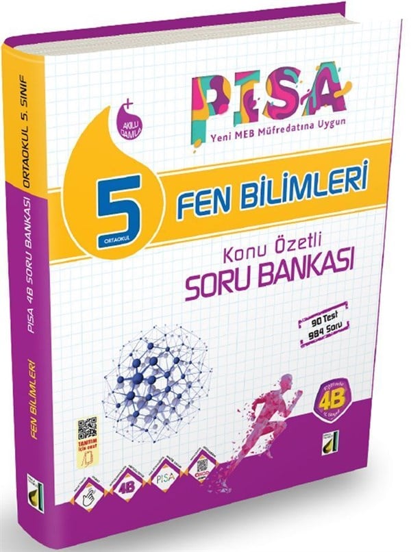 Damla Yayınları 5. Sınıf PISA Fen Bilimleri Konu Özetli Soru Bankası