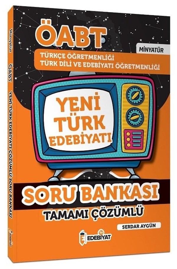 Edebiyat TV Yayınları 2020 ÖABT Yeni Türk Edebiyatı MİNYATÜR Soru Bankası Çözümlü
