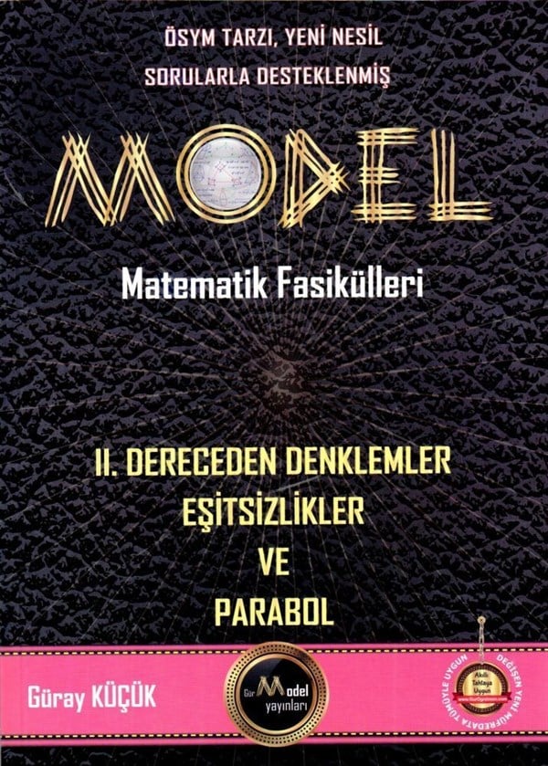 Model Yayınları Model Matematik Fasikülleri 2. Dereceden Denklemler Eşitsizlikler ve Parabol