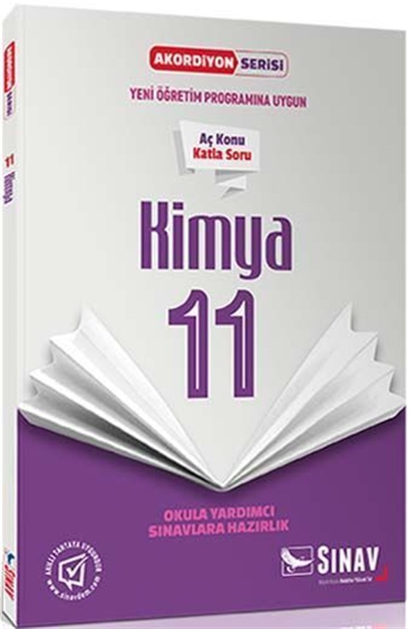 Sınav Yayınları 11. Sınıf Kimya Akordiyon Kitap