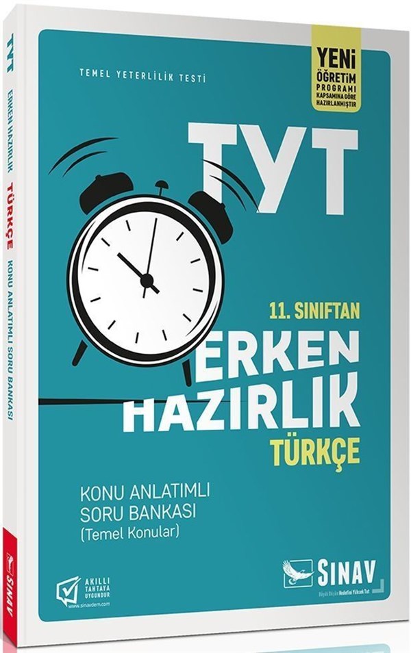 Sınav Yayınları 11. Sınıf TYT Türkçe Erken Hazırlık Konu Anlatımlı Soru Bankası