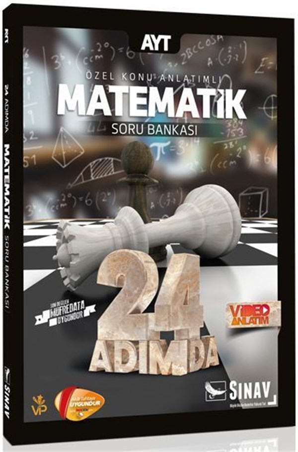 Sınav Yayınları AYT Matematik 24 Adımda Özel Konu Anlatımlı Soru Bankası