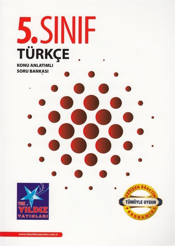 Tek Yıldız Yayınları 5. Sınıf Türkçe Konu Anlatımlı Soru Bankası