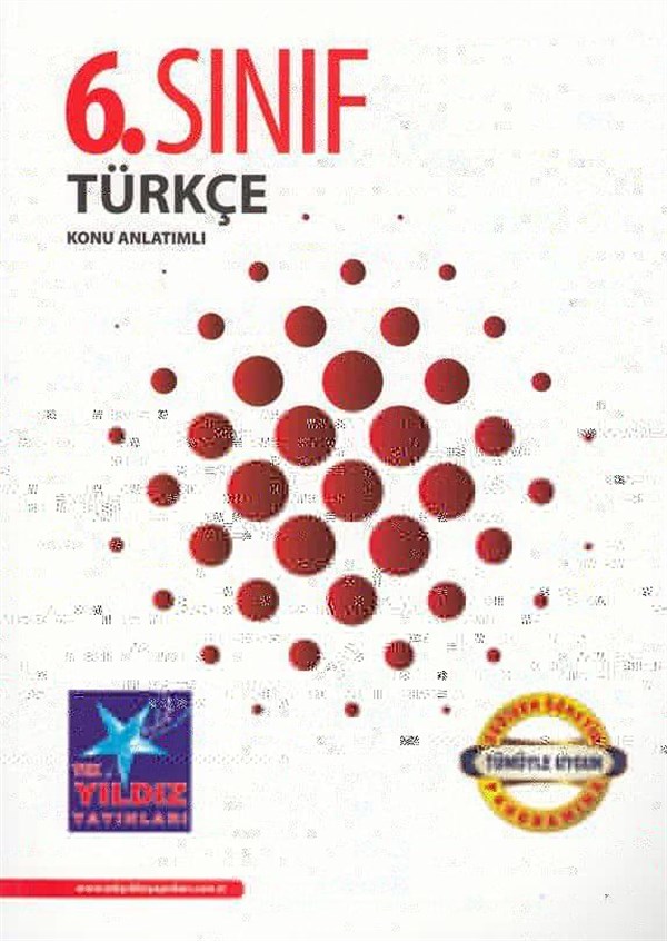 Tek Yıldız Yayınları 6. Sınıf Türkçe Konu Anlatımlı