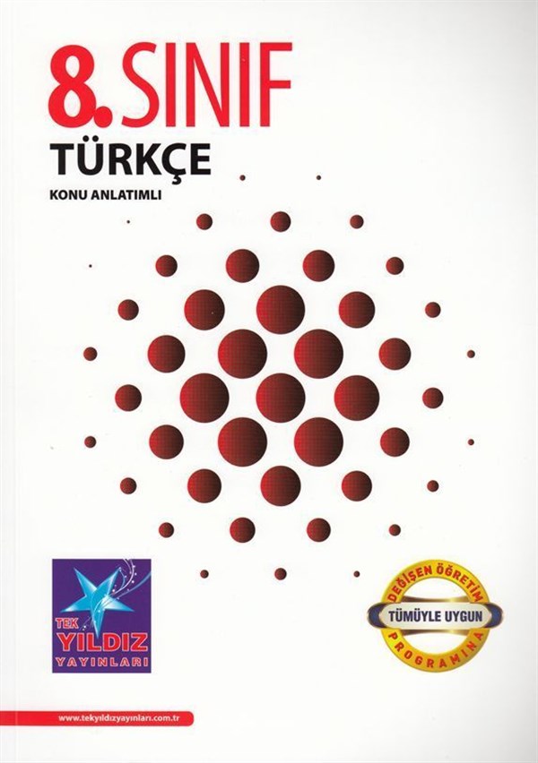 Tek Yıldız Yayınları 8. Sınıf Türkçe Konu Anlatımlı