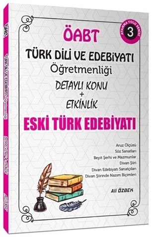 Ali Özbek ÖABT Türk Dili ve Edebiyatı Eski Türk Edebiyatı Konu Anlatımlı 3. Kitap