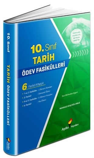 Aydın Yayınları 10. Sınıf Tarih Ödev Fasikülleri