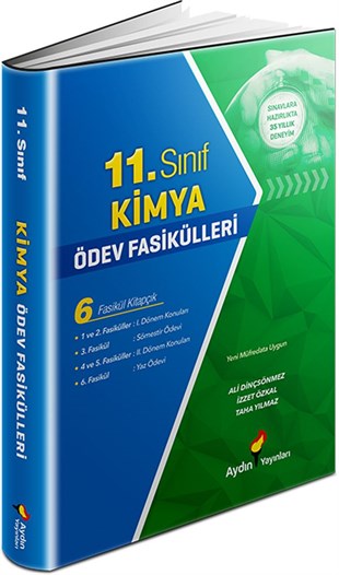 Aydın Yayınları 11. Sınıf Kimya Ödev Fasikülleri