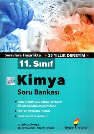 Aydın Yayınları 11. Sınıf Kimya Konu Özetli Soru Bankası