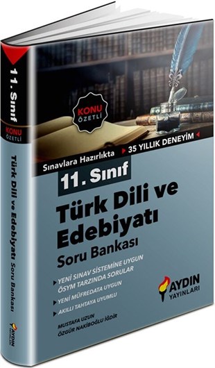 Aydın Yayınları 11. Sınıf Türk Dili ve Edebiyatı Soru Bankası