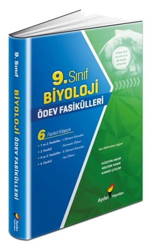 Aydın Yayınları 9. Sınıf Biyoloji Ödev Fasikülleri