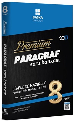 Başka Yayıncılık 8. Sınıf Paragraf Premium Soru Bankası