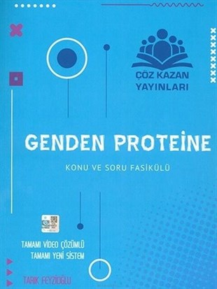 Çöz Kazan Yayınları AYT Genden Proteine Biyoloji Konu Anlatım ve Soru Fasikülü