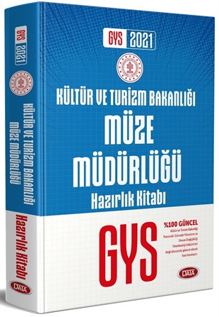 Data Yayınları 2021 GYS Kültür ve Turizm Bakanlığı Müze Müdürlüğü Hazırlık Kitabı