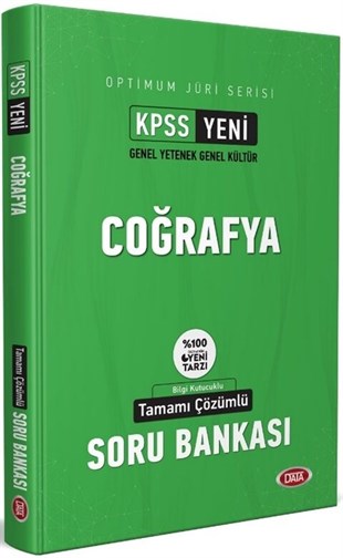 Data Yayınları KPSS Coğrafya Optimum Jüri Serisi Çözümlü Soru Bankası