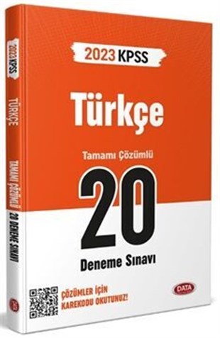 Data Yayınları KPSS Türkçe 20 Deneme