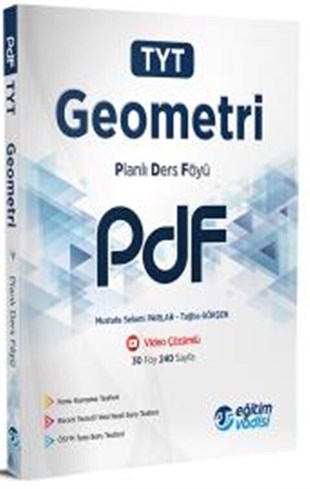 Eğitim Vadisi TYT Geometri Güncel PDF Planlı Ders Föyü