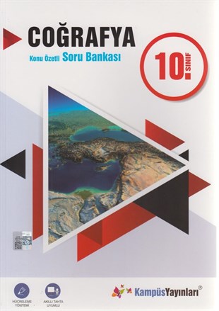 Kampüs Yayınları 10. Sınıf Coğrafya Konu Özetli Soru Bankası