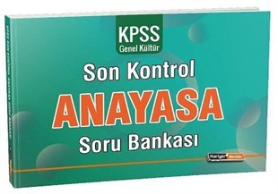 Kariyer Meslek KPSS Anayasa Son Kontrol Soru Bankası