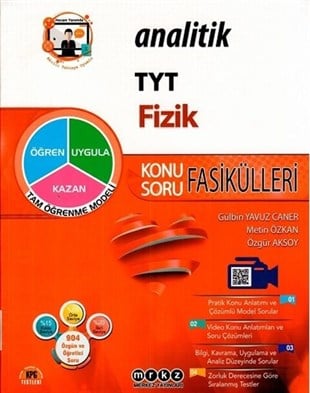 Merkez Yayınları TYT Fizik Analitik Konu Anlatımlı Soru Bankası Fasiküllleri