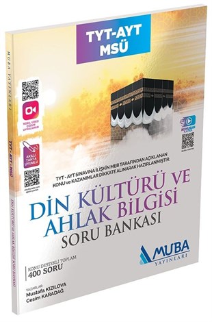 Muba Yayınları TYT AYT MSÜ Din Kültürü ve Ahlak Bilgisi Soru Bankası