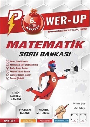 Nartest Yayınları 6. Sınıf Matematik Power Up Soru Bankası