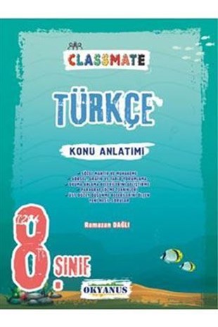 Okyanus Yayınları 8. Sınıf Classmate Türkçe Konu Anlatımlı