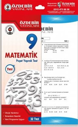 Özdebir Yayınları 9. Sınıf Matematik Yaprak Test
