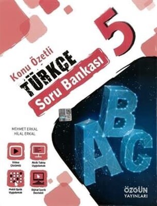 Özgün Yayınları 5. Sınıf Türkçe Konu Özetli Soru Bankası