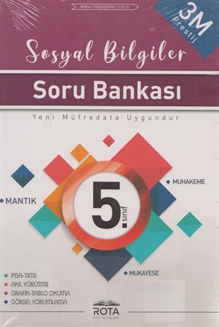 RTY Rota Yayınları 5. Sınıf TÜM DERSLER Soru Bankası Seti