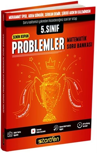 Startfen Yayınları 5. Sınıf Matematik ve Problemler Senin Kupan Soru Bankası