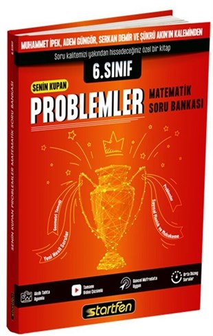 Startfen Yayınları 6. Sınıf Matematik ve Problemler Senin Kupan Soru Bankası