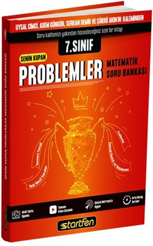 Startfen Yayınları 7. Sınıf Matematik ve Problemler Senin Kupan Soru Bankası