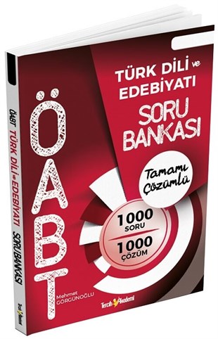 Tercih Akademi ÖABT Türk Dili ve Edebiyatı Öğretmenliği Soru Bankası