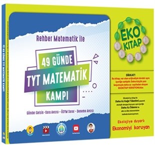 Tonguç Akademi YKS TYT 49 Günde Matematik Kampı EKO Kitap