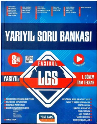 Yeni Tarz Yayınları 8. Sınıf LGS Fasikül Yarıyıl Soru Bankası