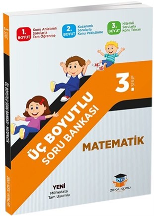 Zeka Küpü Yayınları 3. Sınıf Matematik Üç Boyutlu Soru Bankası