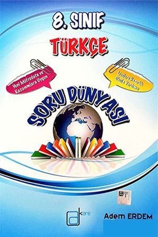 A Kare Yayınları 8. Sınıf Türkçe Soru Dünyası