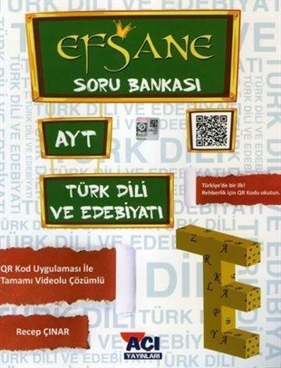 Açı Yayınları AYT Türk Dili ve Edebiyatı EFSANE Soru Bankası