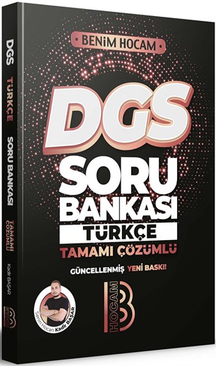 Benim Hocam 2023 DGS Türkçe Tamamı Çözümlü Soru Bankası 
