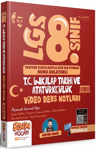 Benim Hocam 2023 LGS 8.Sınıf T.C. İnkılap Tarihi ve Atatürkçülük Video Ders Notları Konu Anlatımı