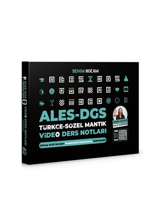 Benim Hocam Yayınları 2021 ALES DGS Türkçe - Sözel Mantık Video Ders Notları 